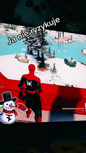 Spider-Man Winter Adventure Gameplay in a Snowy Landscape