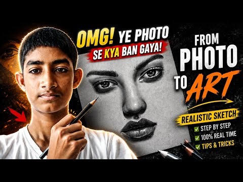 How To Draw Realistic Portrait Easy step by step|| Drawing tutorial