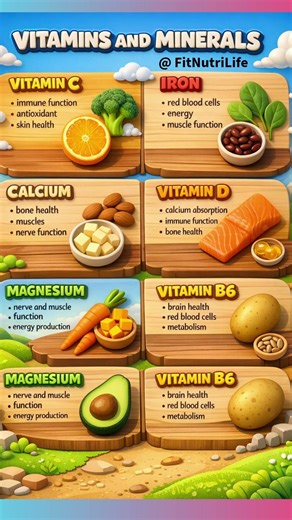 👉 6 Essential Vitamins Your Body Needs Daily | Boost Immunity, Energy & Brain Health