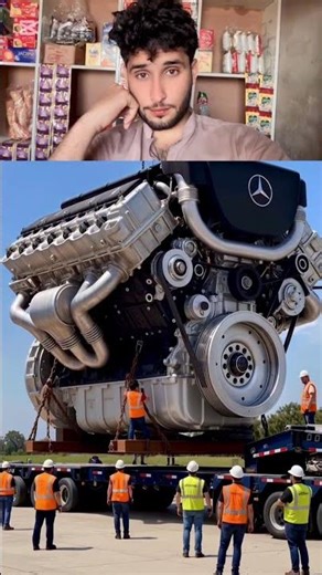 Big Size Engine Start Test | Powerful Heavy Engine Working Process #mechaniclife #workshoplife