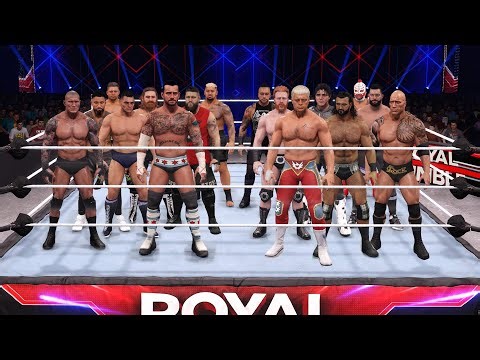 WWE 2K23 Royal Rumble 2024 - 30 Man Royal Rumble Match!