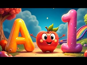 Alphabet Phonics Song A to Z | 1234 Song | ABC & Number Learning for Kids