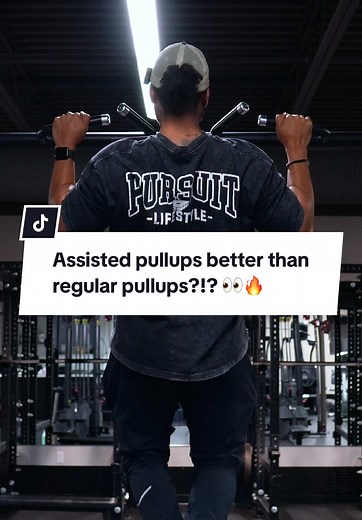 Assisted pullups over regular pull ups? 👀 It does have it’s benefits In terms of building muscle (rather than athletic ability), I prefer assisted pull-ups because of the emphasis on the control and squeeze you can get in your back And that muscle connection will allow you to grow, tone and improve your back very well Some people think they HAVE TO do regular pull ups because they think it’s superior (and it does demonstrate your athletic ability and strength) But no-one is too cool for assista