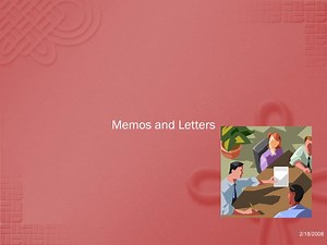 PPT - Memos and Letters PowerPoint Presentation, free download - ID:2030846