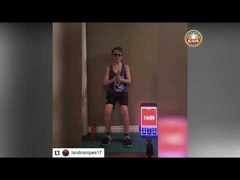 Kids World Record: Longest Time Holding a Wall Sit