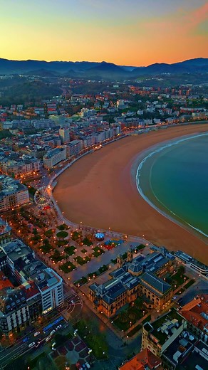 Explore La Concha Beach in San Sebastian, Spain