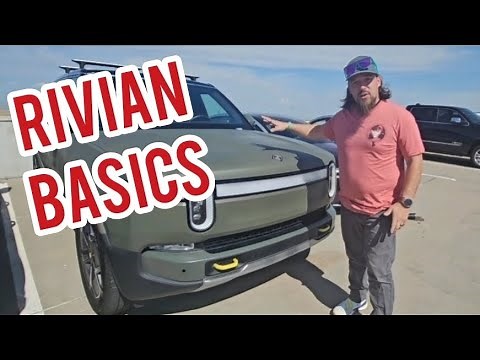 Rivian Basic Walk-Through. Starting, putting into gear, and charging