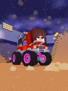 JJ vs Monster GIRL Truck#JJ #fyp #minecraft | Minecraft Game