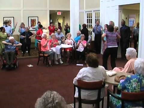 Senior Citizens Dance to Pharrell Williams Happy Song Choreographed by: Davina Ware