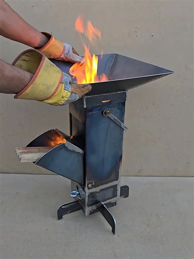 DIY Fire Box - Rocket Stove !!! #fbreelsfypシ゚viralシ #reelsvideoシ #fbreelsfypシ゚ #fbreels #fb #shorts #short #fblifestyle #fbreelsfypシ゚viralfbreelsfypシ゚viral #shortreel | Wood Arts & DIY MD