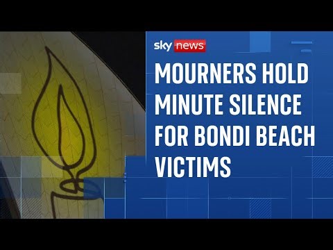 Bondi Beach falls silent to mark week since attack