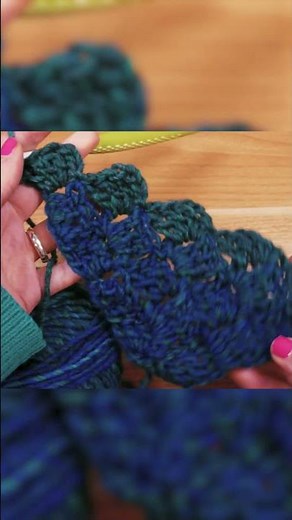 Autumn scarf in C2C pattern #greatwool #autumn #c2cknitting