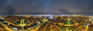 Eiffel Tower aerial 360 Panorama | 360Cities