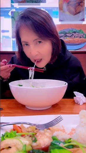 Eating Noodles ASMR 🍜Satisfying Slurp Sounds | No Music | Shorts