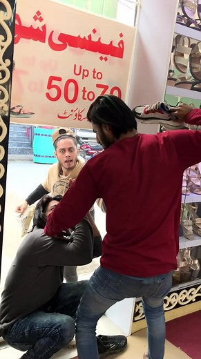 Creative Shoe Tossing Challenge in Urban Setup