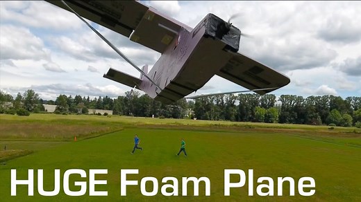 Flying a Giant Foam RC Plane — Stunning Aerial Performance