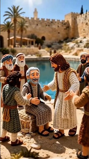 Jesus Heals a Blind Man’s Eyes