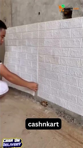 Self Adhesive Wall Sticker | 3D Brick Design for Home Decor