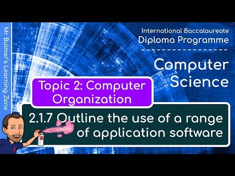 IB DP Computer Science - Topic 2: Computer Organization - 2.1.7: Uses of Application Software