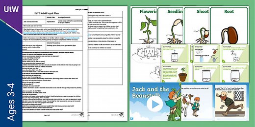 EYFS Growing a Beanstalk Adult Input Plan and Resource Pack