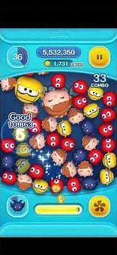 「ツムツム x Disney Tsum Tsum x Villain」便用5變4技能達到2000萬分~~ 闇夜魔人查立保 Night Chernabog