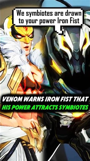 Venom reveals that Iron Fist’s powers attract symbiotes