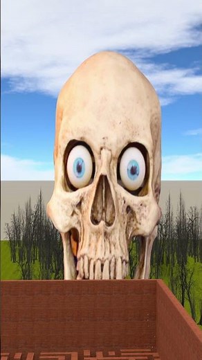 Too Much Skull in Big Maze Gmod Nextbot #shortstory