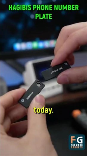 Hagibis Car Parking Number Plate – Hidden Car Phone Number Display Plate #carslover #shorts #gadgets