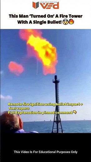 This Fire Trick Looks Impossible… Until You Understand Physics! 🤯🔥 #viral #shorts