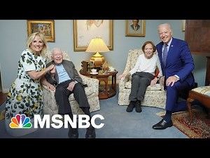 Why The Bidens Look Much Larger Than The Carters In This Photo | The 11th Hour | MSNBC