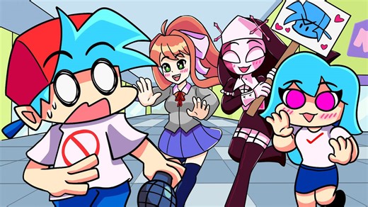 BOYFRIEND GETS A FAN CLUB?! Friday Night Funkin' Logic