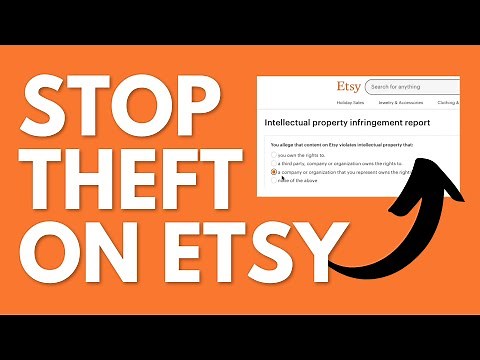 How To File An Etsy Copyright Infringement Report