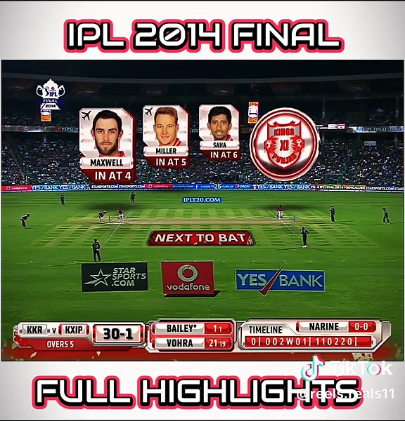 IPL 2014 FINAL HIGHLIGHTS