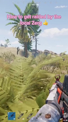 How to get raided by the local zerg🫶 #rust #rustconsole #xbox #ps5 #fyp #viral #viralvideo #snowball #rustpc #rustzerg #rustraid