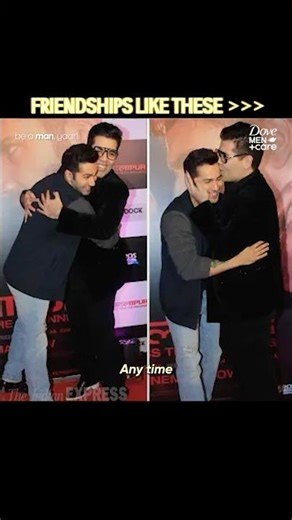 Friends who always be there for you! Ft. Karan Johar #friendship #bollywood #entertainment