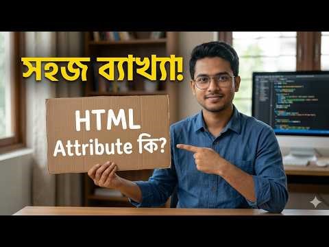 HTML Attribute কি? দরকারি HTML Attributes শিখুন | HTML & CSS Tutorial Bangla – Class 5
