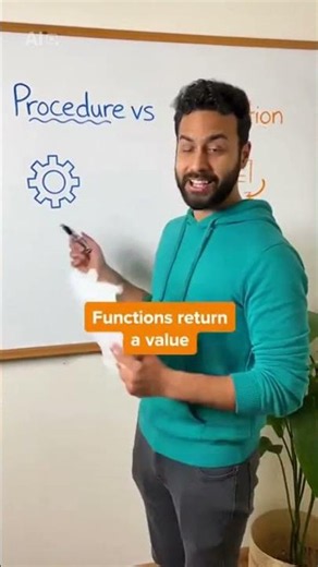 Procedures and functions #computereducation