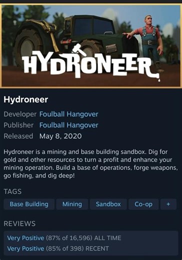 Hydroneer? More like… #hydroneer #funnygamereviews #steamgame