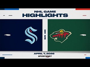 NHL Highlights | Kraken vs. Wild - April 7, 2026