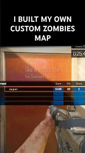 I built my own BO3 custom zombies map…