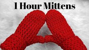 KISS Crochet Mittens | Free Pattern For Beginners - Littlejohn's Yarn