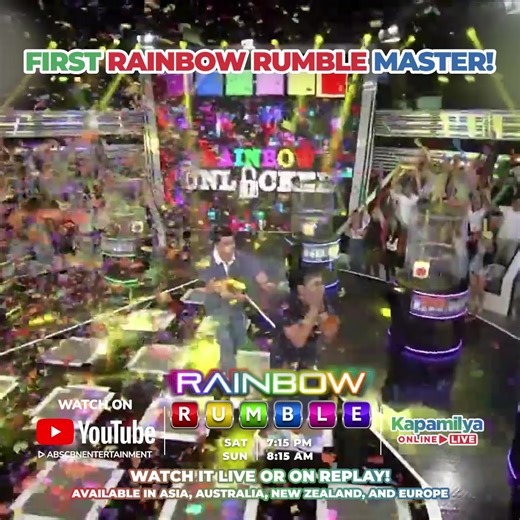 54K views · 924 reactions | ABS-CBN News reporter na, #RainbowRumble Master pa! Congratulations, Kapamilya Raphael Bosano!  Panoorin ang pinakamakulay na game show LIVE on #KapamilyaOnlineLive! | ABS-CBN | Facebook