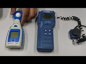 Medición con luxómetro
