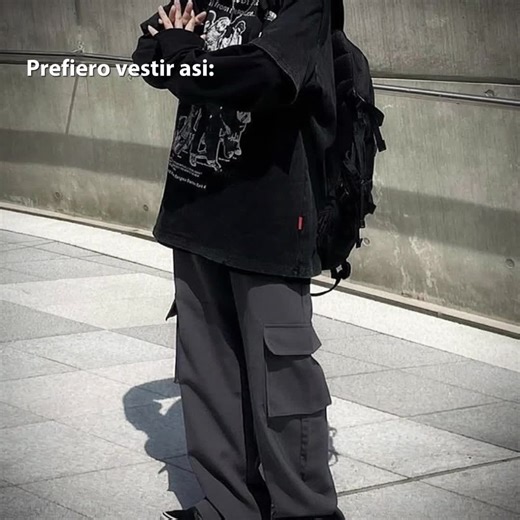 Estilos de ropa ancha: Emo y Kawaii para ti