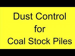 Coal Stock Pile Dust Control