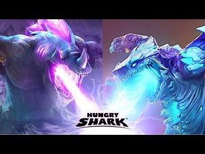 BEHEMOTH VS SHIN SHARKJIRA 2022 (TRAILER & GAMEPLAY) - Hungry Shark Evolution VS Hungry Shark World