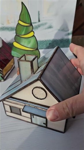 Three Stained Glass Houses for the Perfect Christmas Village ✨🏠