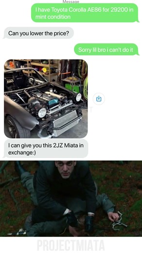 Damn It’s a Good Deal 😤💨 AE86 for a $28K 2JZ Miata | #mha #fyp #fyy #cars #denzel #denzelwashington