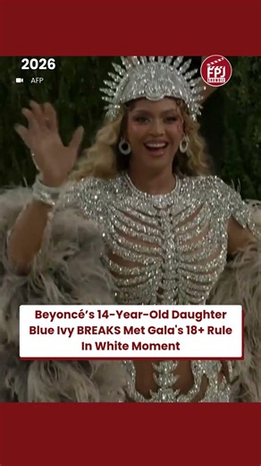 #beyonce ’s Daughter Blue Ivy Makes Headlines by Breaking #metgala Age Rule