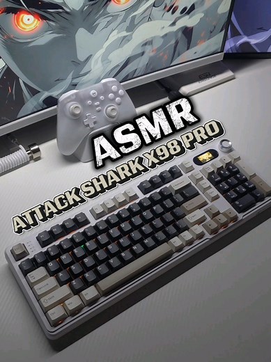 ASMR Attack Shark X98 Pro: Ultimate Desk Setup